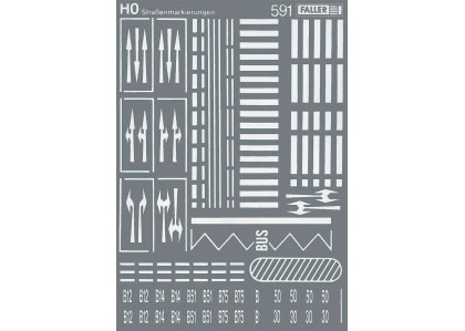 Marcaje stradale - H0 Faller 180536